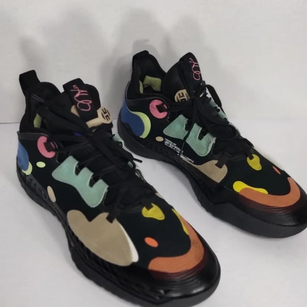 James Harden  for men  Colorful Sneakers size 11 pre owned Exellent condition